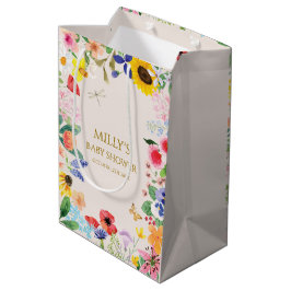 Little Wildflower Mama to Bee Baby shower Medium Cadeauzakje