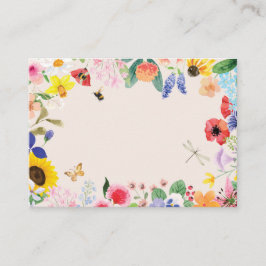 Little Wildflower Mama to Bee Baby shower Plaatskaartje