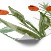 Little Wildflower on the Way Herfst Welcome Sign Poster (Hoek)