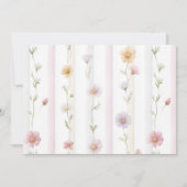 Little Wildflower Photo Thank You Card Kaart (Achterkant)