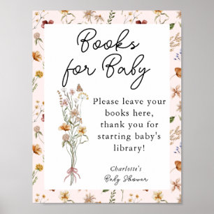 Little Wildflower Roze Baby shower Books for Baby Poster