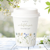 Little Wildflower Spring Floral Baby shower Papieren Bekers