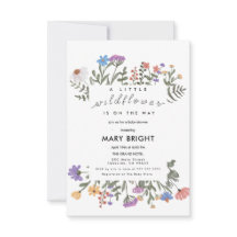 Little Wildflower Theme Field Baby shower