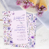 Little Wildflower Uitnodiging voor 2e verjaardag