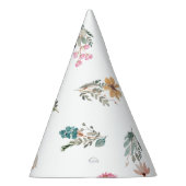 Little Wildflower Waterverf Party Pet Feesthoedjes (Rechts)