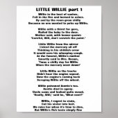 LITTLE WILLIE POEM deel 1 Poster (Voorkant)