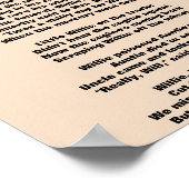 LITTLE WILLIE POEM deel 1 Poster (Hoek)