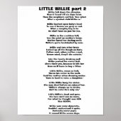 LITTLE WILLIE POEM deel 2 Poster (Voorkant)