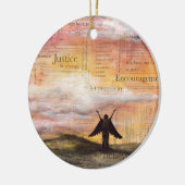 "Little Wings" Keramisch Ornament (Links)