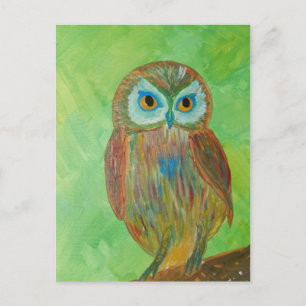 Little Wise Owl Briefkaart