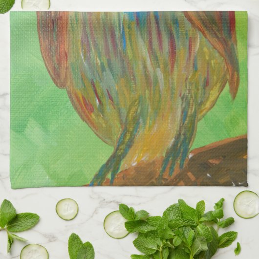 Little Wise Owl Theedoek (Gevouwen)