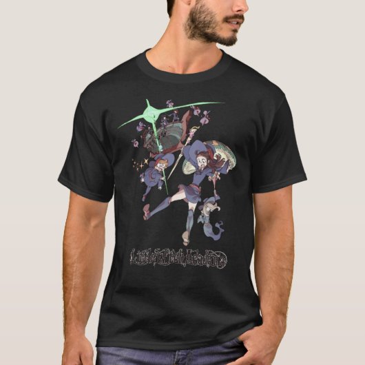 Little Witch Academia Team & Logo Classic T-Sh T-shirt (Voorkant)