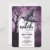 Little Witch bijna te wijten aan Pet Halloween Bab Kaart (Voorkant)