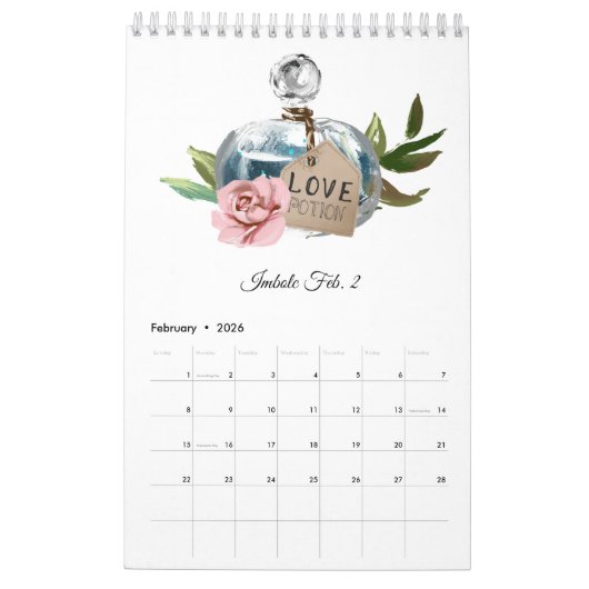 Little Witch Calendar Kalender (Feb 2026)