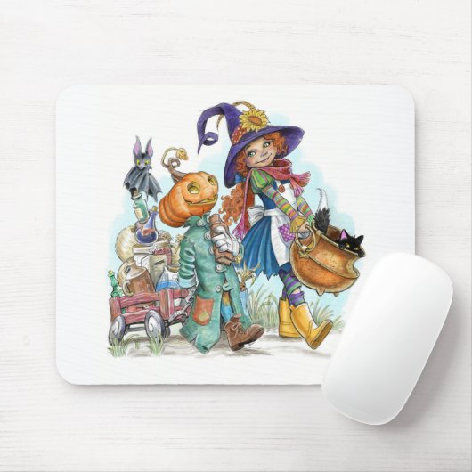 Little Witch Cute Mousepad Muismat (Met muis)