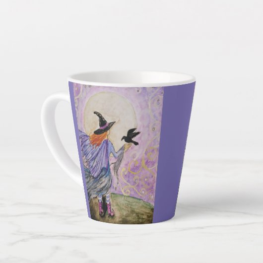 Little Witch en Raven 2 Latte Mok (Linkerhoek)