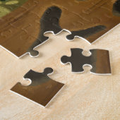 Little Witch & Ghoul Tea Party in Forest Puzzle Legpuzzel (Zijkant)