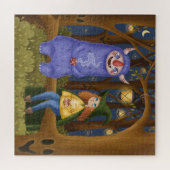 Little Witch & Ghoul Tea Party in Forest Puzzle Legpuzzel (Horizontaal)