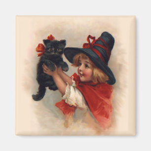 Little Witch Girl Magneet