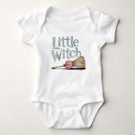 Little Witch Groovy Halloween Romper