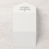 Little Witch Halloween Baby shower Uitnodiging (Buitenkant)