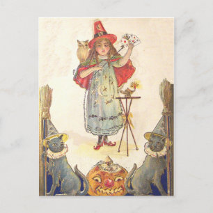 Little Witch ( Halloween Kaart) Briefkaart