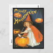 Little Witch Kook Probleem Briefkaart (Voorkant / Achterkant)