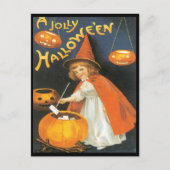 Little Witch Kook Probleem Briefkaart (Voorkant)