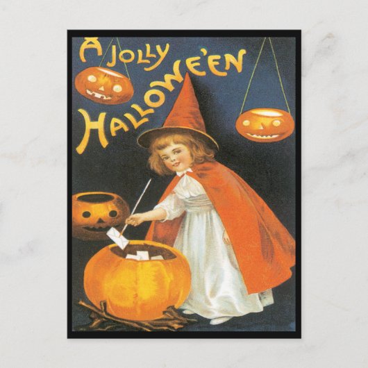 Little Witch Kook Probleem Briefkaart (Voorkant)