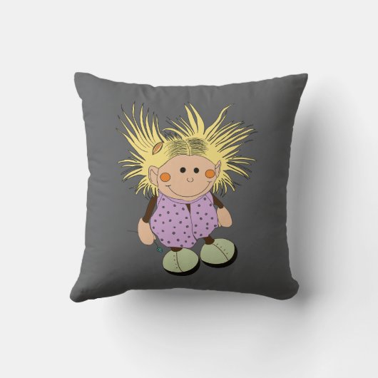 "Little Witch" Kussen (Achterkant)