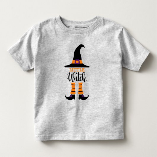 Little Witch Little Girls Toddler T-shirt (Voorkant)