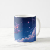 Little Witch Mug | Magical Night Sky Coffee Cup Koffiemok (Voorkant rechts)