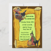 Little Witches Party Uitnodiging (Voorkant)