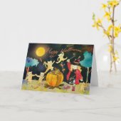 Little Witch's Magic Cauldron:Fijne Halloween! Kaart (Gele Bloem)