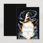 Little Wizard Pet Baby shower Bedankkaart (Voorkant / Achterkant)