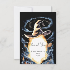 Little Wizard Pet Baby shower Bedankkaart