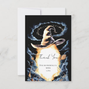 Little Wizard Pet Baby shower Bedankkaart