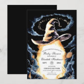 Little Wizard Pet Baby shower Kaart (Voorkant / Achterkant)