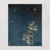 Little wolf thema baby shower bedankje (Achterkant)