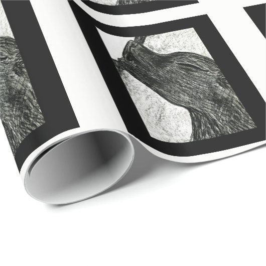 Little Wolfie Cadeaupapier (Rol Hoek)