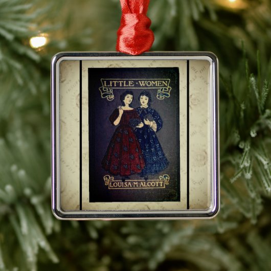 Little Women Bookcover | Metaal Ornament (Boom)