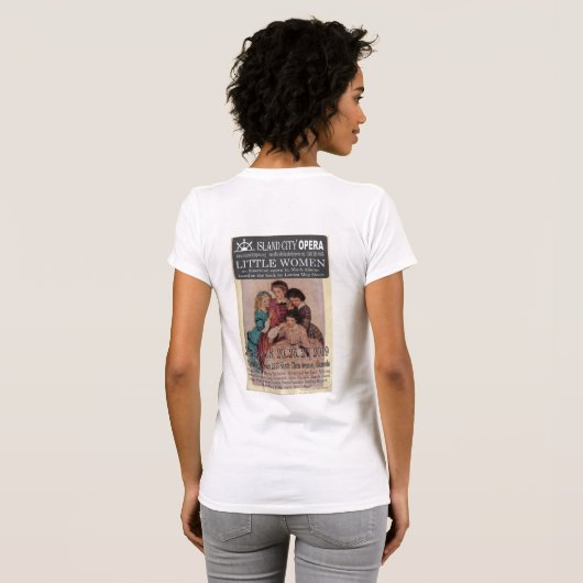 Little Women Poster Women's Tshirt (Achterkant volledig)