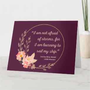 Little Women Quote I - Cute Style Kaart