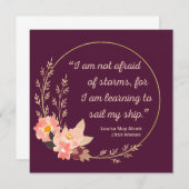 Little Women Quote I - Cute Style Kaart (Voorkant / Achterkant)
