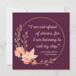 Little Women Quote I - Cute Style Kaart