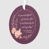 Little Women Quote I - Cute Style Ornament (voorkant)