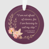 Little Women Quote I - Cute Style Ornament (voorkant)