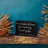 Little Women Quote I - Handschrijfstijl Fotoplaat (Zijkant)