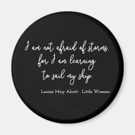 Little Women Quote I - Handschrijfstijl Magneet