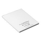 Little Women Quote I - Handschrijfstijl Notitieblok (Schuin)